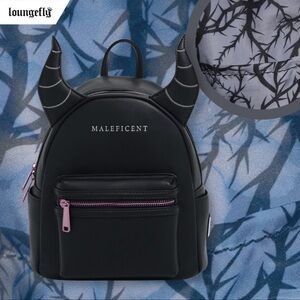 Loungefly Disney Sleeping Beauty Maleficent Minimalist Figural Mini Backpack